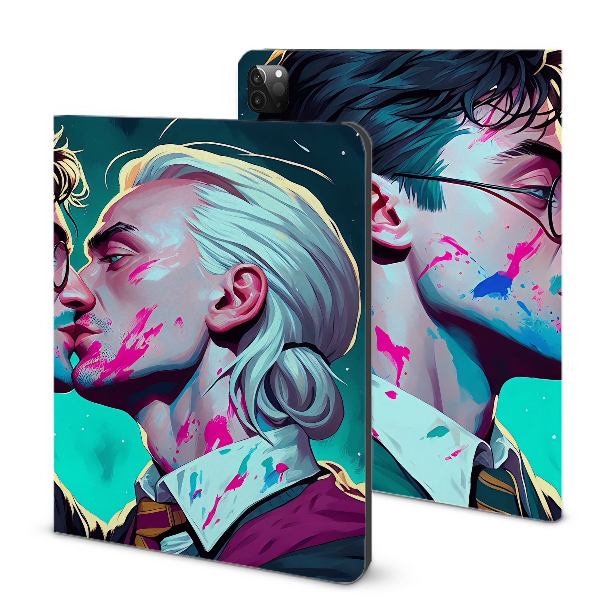 （画像用） Harry Potter ハリー・ポッターシリーズ IPadケース ペンホルダー付き ブックスタイルデザイン